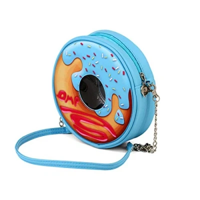Afbeelding van Oh My Pop!, Handtas, Ronde Schoudertas Bluenut, Blauw