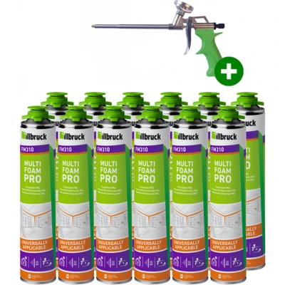Afbeelding van 12x Illbruck Purschuim FM310 750ml met purpistool
