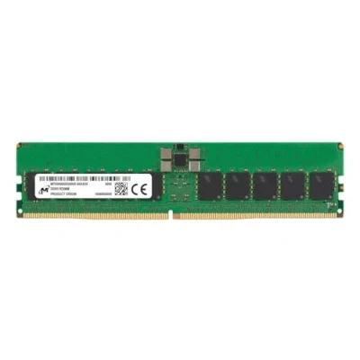 Image de Micron DDR5 module 32 Go DIMM 288 broches 5600 MHz / PC5 44800 CL46 1.1 V mémoire enregistré ECC