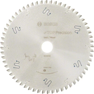 Image de BOSCH 2608642103 lame de scie circulaire Top Precision Best for Wood, 305 x 30 2.3 mm, 72T