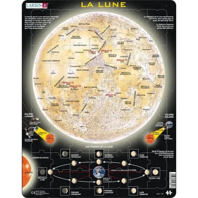 Afbeelding van Larsen LA SS5 FR puzzel Framepuzzel 70 stuk(s) Ruimte
