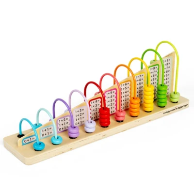 Afbeelding van Bigjigs telraam regenboog