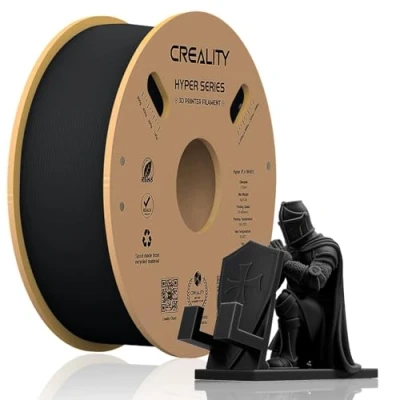 Afbeelding van Creality Hyper PLA filament voor 3D printers, 1 kg, snelle printen, 1,75 mm dun zonder klitten, sterke hechting en overhangprestaties, nauwkeurigheid +/ 0,03