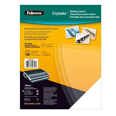 Afbeelding van Voorblad Fellowes A4 PVC 180micron 100stuks