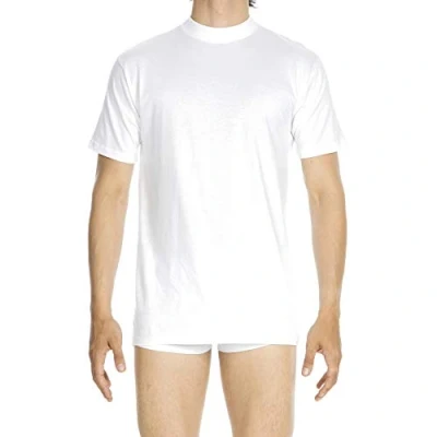 Afbeelding van HOM Harro New Tee Shirt Crew Neck wit Maat M