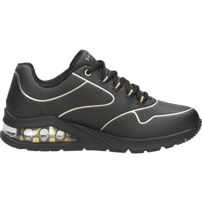 Afbeelding van Skechers Sport UNO 2 Sneakers laag, Dames, Maat: 36, Black/gold Hoogwaardig imitatieleer