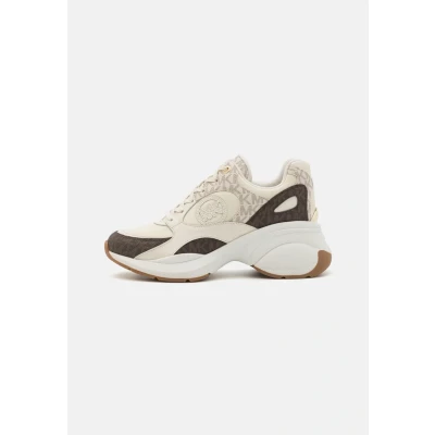Afbeelding van Michael Kors ZUMA Trainer Sneakers laag brown/multicoloured, Dames, Maat: 38.5, Brown/multi coloured Leer/ synthetisch