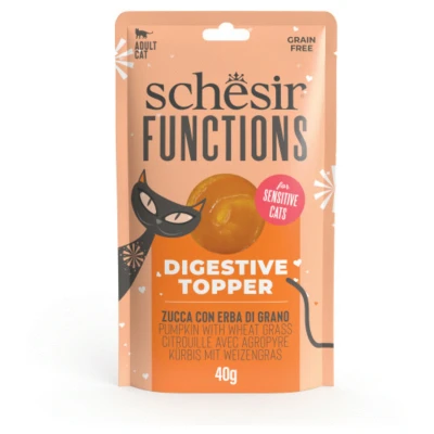 Afbeelding van Schesir Functions Digestive Topper Kattensnack 40 g