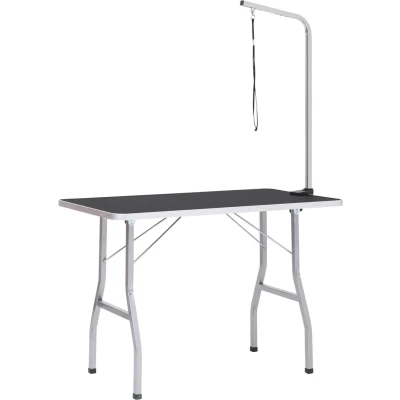 Afbeelding van vidaXL Hondentrimtafel verstelbaar met 1 lus