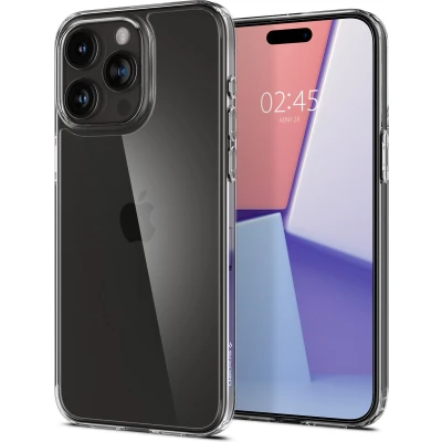 Afbeelding van Spigen Air Skin Hybrid Case hoesje voor iPhone 15 Pro Crystal Clear
