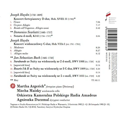 Afbeelding van Haydn. Piano &amp; Cello Concertos
