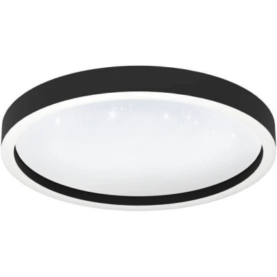 Afbeelding van EGLO connect.z Montemorelos Z Smart Plafondlamp Ø 42 cm Zwart/Wit Instelbaar RGB &amp; wit licht Dimbaar Zigbee