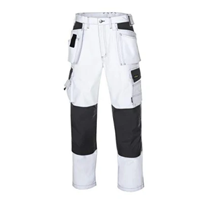 Afbeelding van teXXor 4314 58 Panama Canvas werkbroek, wit/grijs,