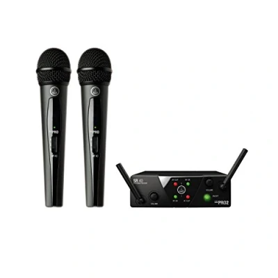 Image de 2 microphones à main et système HF AKG WMS40 Mini2 Double Voix