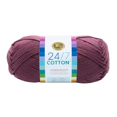 Afbeelding van Lion Brand Yarn Company Katoengaren, 100% katoen, lila