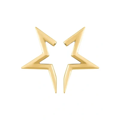 Afbeelding van Liebeskind Berlin Halfstar Oorbellen goldcoloured, Dames, Maat: One Size, Gold coloured