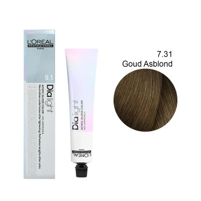 Afbeelding van L&#039;Oréal Professionnel Dia Light 7.31 Goud Asblond