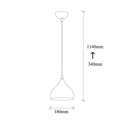 Afbeelding van Tattoo 2394 hanglamp, Ø18cm, goud antiek