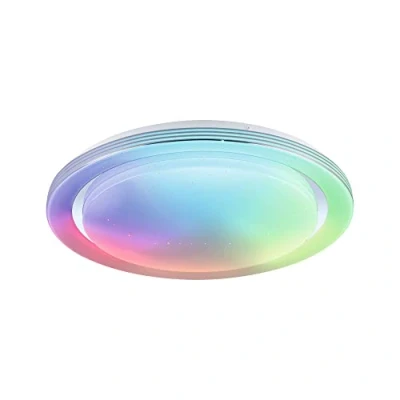 Afbeelding van Paulmann 70547 Rainbow LED plafondlamp 38.50 W Chroom, Wit