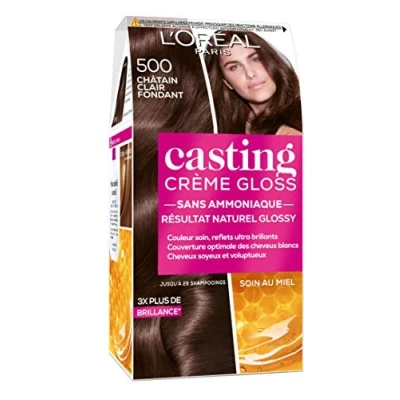 Afbeelding van L&#039;Oréal Paris Casting Crème glans toon op haarkleur, ammoniakvrij, lichtbruin (500)