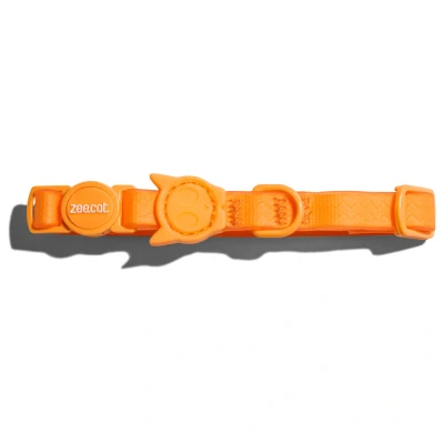Afbeelding van Zee.Dog Neopro Tangerine Kattenhalsband Oranje