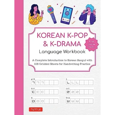 Afbeelding van Korean K Pop and Drama Language Workbook