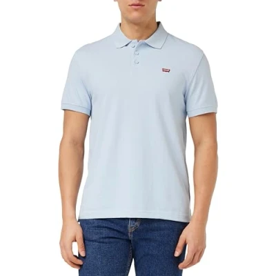 Image de Levi&#039;s Polo Housemark pour homme, logo Chesthit, Niagara Mist, XS