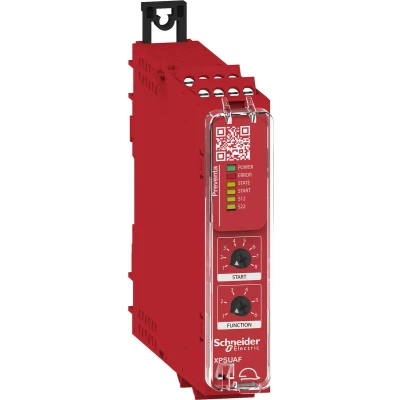 Afbeelding van Schneider Electric XPSUAF13AP Veiligheidsrelais Voedingsspanning (num): 24 V DC/AC 3x NO (b x h d) 22.5 100 120 mm LED weergave 1 stuk(s)
