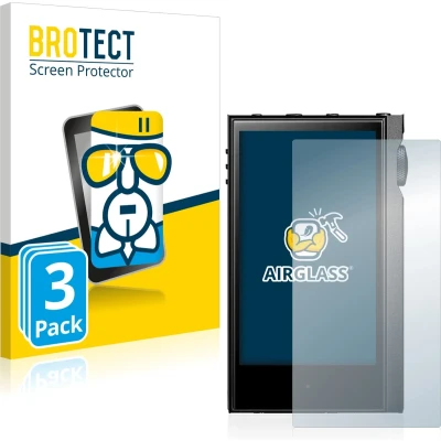 Afbeelding van BROTECT Screenprotector voor Astell&amp;Kern Kann Alpha Folie Beschermfolie Beschermglas transparant (3 Stuks)