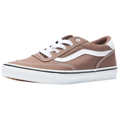 Afbeelding van Vans Brooklyn Ls Kindersneakers, uniseks, Donkertaupe canvas