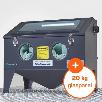Afbeelding van Straalcabine 175 liter + 20kg glasparel