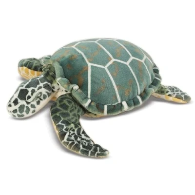 Afbeelding van Melissa &amp; Doug Levensechte knuffel Zeeschildpad