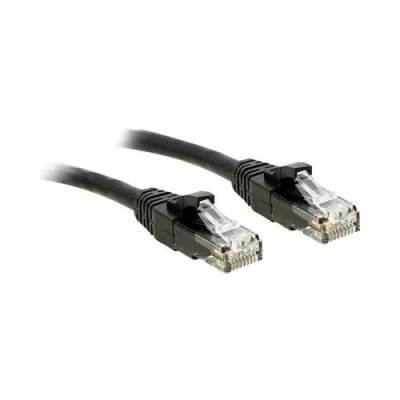 Image de Lindy Câble réseau RJ 45 (M) pour 30 m UTP CAT 6 moulé sans crochet bloqué noir