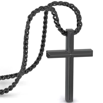 Afbeelding van SERASAR Premium herenketting [Trust] Roestvrij staal robuuste ketting veilige sluiting drie kleuren inclusief sieradendoosje, staal, Geen edelsteen