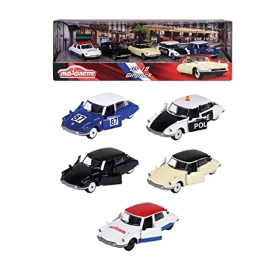 Image de Voitures Majorette Vintage Citroën DS 19 Giftpack 5 pièces