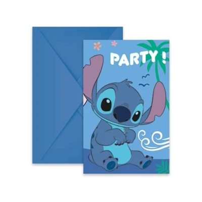 Image de Invitations Stitch 6 morceaux