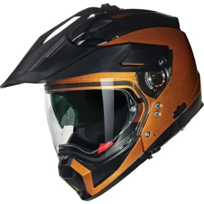 Afbeelding van Nolan N70 2 X 06 Classico Nobile 318 Oker Zwart Glossy Multi Helm Maat L