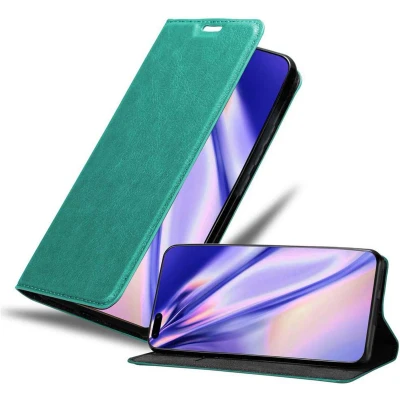 Afbeelding van Cadorabo Hoesje geschikt voor Huawei P40 PRO / PRO+ in BENZINE TURKOOIS Beschermhoes met magnetische sluiting, standfunctie en kaartvakje Book Case Cover Etui
