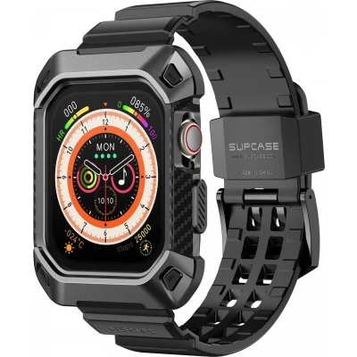 Afbeelding van SUPCASE UB Pro Geschikt voor Apple Watch 10 42MM Hoesje met Bandje Zwart