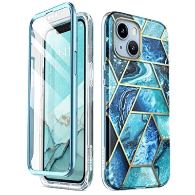 Afbeelding van Cosmo 360 Backcase met Screenprotector iPhone 14 Plus Ocean