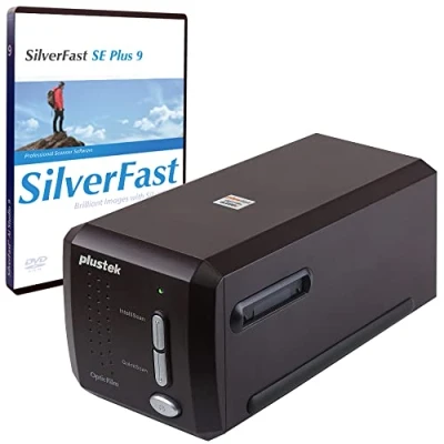 Afbeelding van Plustek OpticFilm 8300i SE 35 mm negatieve tape en dia scanner met 38% hogere scansnelheid, SilverFast Plus 9 + QuickScan Plus, compatibel Mac