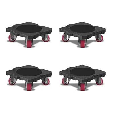 Afbeelding van ONEON 4 x TPE transportwielen, 360 graden draaibaar, 75 kg belastbaar