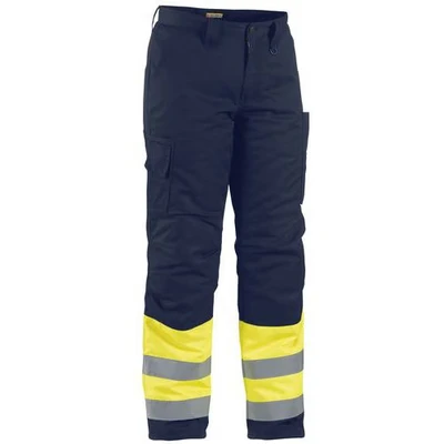 Afbeelding van Blaklader Winterwerkbroek High Vis 1862 1811 Geel/Marineblauw D124