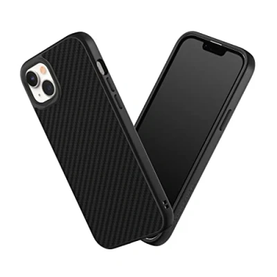 Afbeelding van RHINOSHIELD Hoesje compatibel met [iPhone 14 Plus] SolidSuit dunne hoes schokabsorberende technologie en premium matte afwerking koolstofvezel