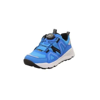 Afbeelding van Superfit Sneakers laag Blau schwarz voor kinderen, Maat: 38, Imitatieleer/ textiel