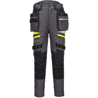Afbeelding van DX4 Damesbroek met afneembare Holsterzakken maat 26, Metal Grey