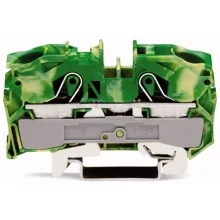 Afbeelding van WAGO 2 draads aardklem 16mm², groen geel