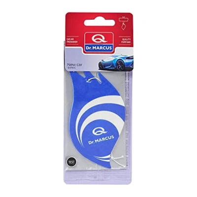 Afbeelding van Dr. Marcus Sonic New Car auto geurhanger tot 49 dagen geurverspreiding Exclusieve neutrafresh technologie Luchtverfrisser 15 Gram