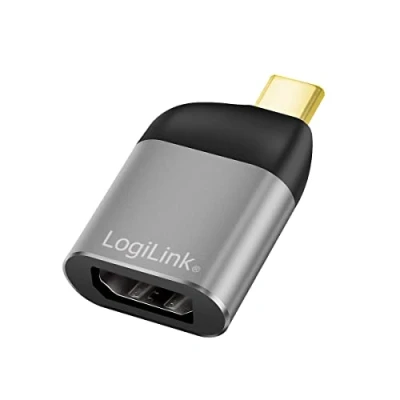 Afbeelding van LogiLink USB 3.2 Gen 2 (USB 3.1 2) Adapter [1x stekker C 3.1) 1x DisplayPort bus] CUA0204