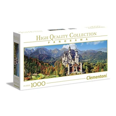 Afbeelding van Clementoni Panorama High Quality Collectie puzzel Het kasteel Neuschwanstein 1000 stukjes, volwassenen